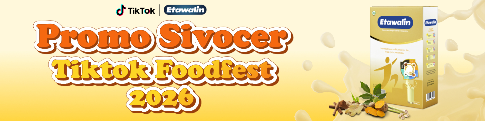 Banner Tiktok Foodfest Etawalin Sivocer O2O